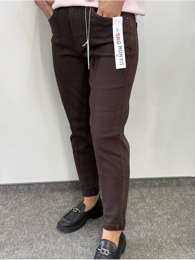 Mom Fit džinsai -5kg F612-13 1 Mom Fit džinsai -5kg F612-13 1