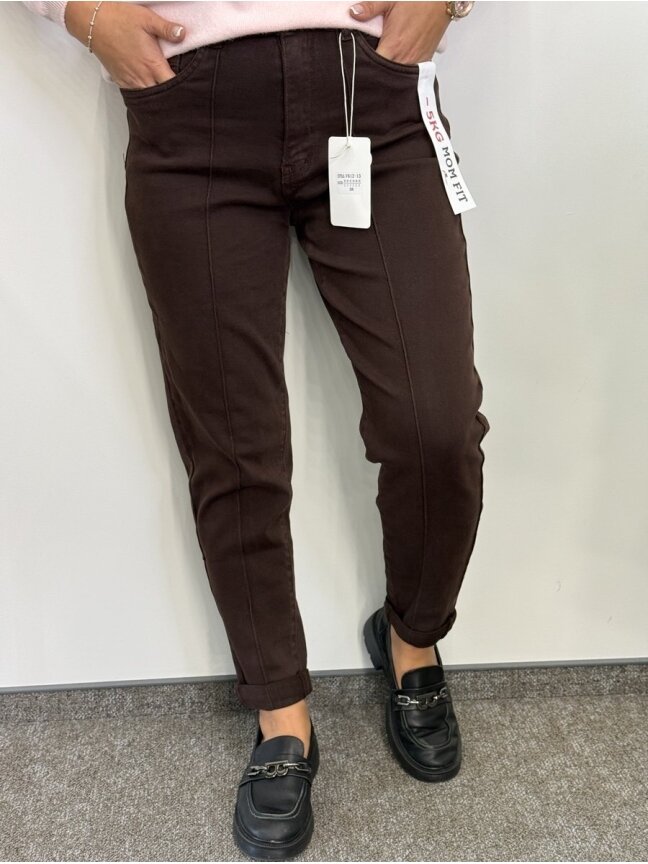Mom Fit džinsai -5kg F612-13