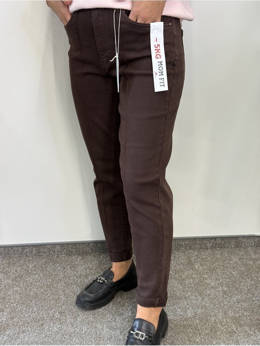 Mom Fit džinsai -5kg F612-13 1