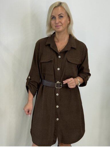 Velvetinė suknelė 4198