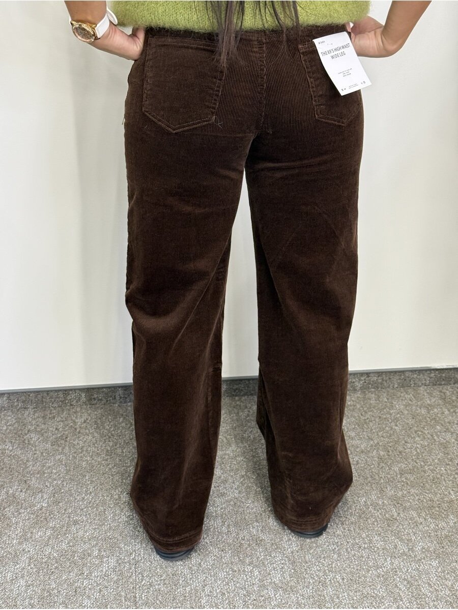 Velveto kelnės  WIDE LEG 776-60 2